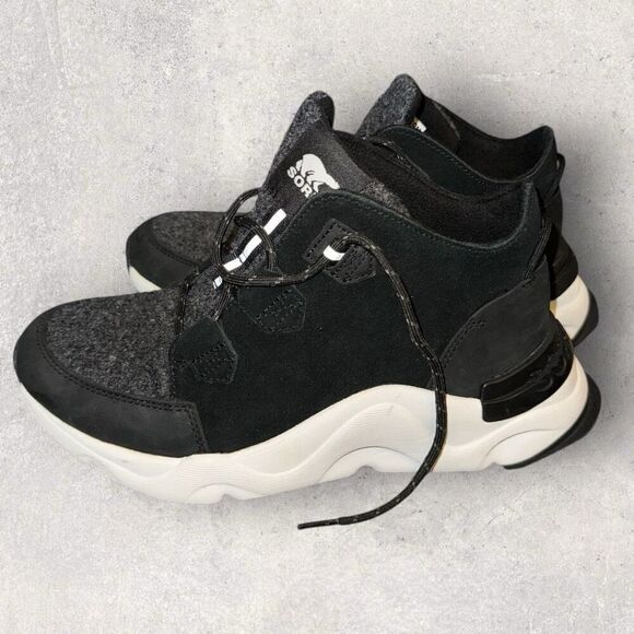 Sorel Women's Black and White Sneakers - Picture 1 of 6